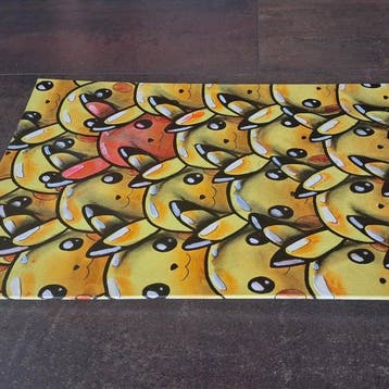 Video game figuur GLOW in the dark Pikachu • OOAK -, Nieuw