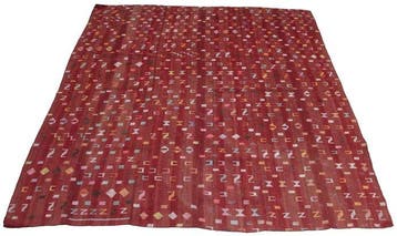 Varni antieke kelim met zijde - Vloerkleed - 183 cm - 153 cm