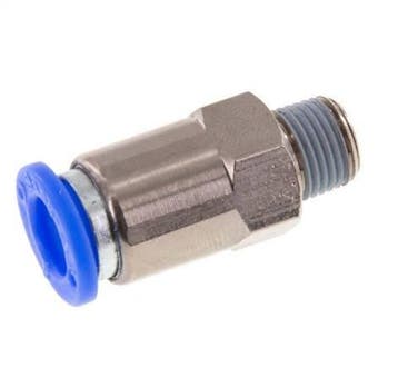 Clapet anti-retour à poussoir 8mm & R1/8 mâle en, Verzenden