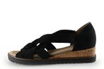 Gabor Sandalen in maat 38½ Zwart, Verzenden, Zwart, Gabor, Sandalen of Muiltjes