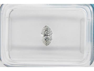 Veiling -  Natuurlijke markies diamant - I/I1 0,41 ct, Nieuw