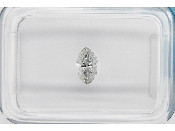 Veiling -  Natuurlijke markies diamant - I/I1 0,41 ct, Bijoux, Sacs & Beauté, Pierres précieuses