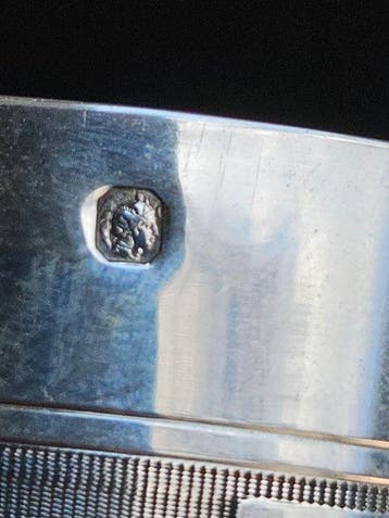 Bekerglas - .950 zilver - Franse zilveren beker, Antiek en Kunst