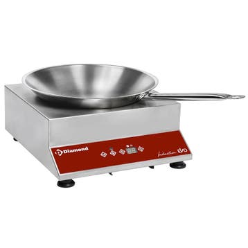 Inductiewokplaat + Wokpan | INDUCTION EVO | 1 Kookpunt, Verzenden