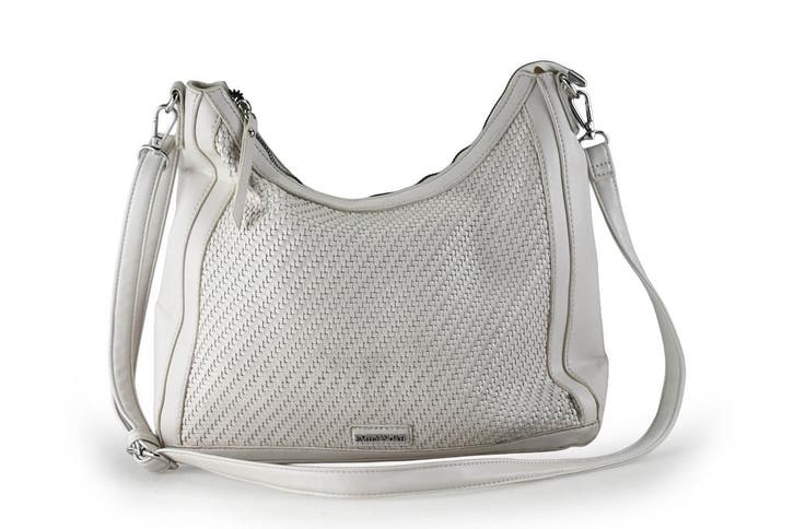 Emily Noah Handtas Grijs, Handtassen en Accessoires, Tassen | Damestassen, Grijs, Zo goed als nieuw, Verzenden