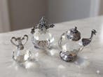 Swarovski - Figuur - Lotto di 3 Miniature Swarovski Vintage