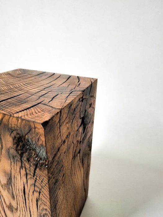 THE FOREST - Bijzettafel - Eik - Handgemaakt, Antiquités & Art, Art | Objets design