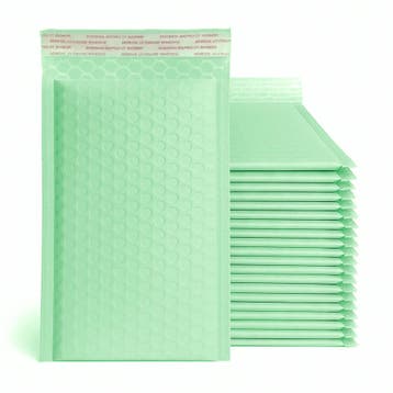 Kleine bubbelenvelop (luchtkussenenvelop, groen, 11x20 cm), Doe-het-zelf en Bouw, Verzenden, Nieuw