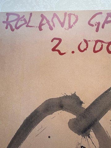 Antoni Tapies (1923-2012) - Roland Garros 2000