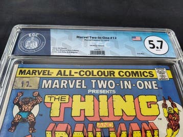Marvel Two-In-One (Vol. 1) #12 - EGC 5.7 - The Thing and