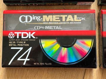 TDK CDing METAL type type IV - Analoge audiocassette - 1990, Nieuw