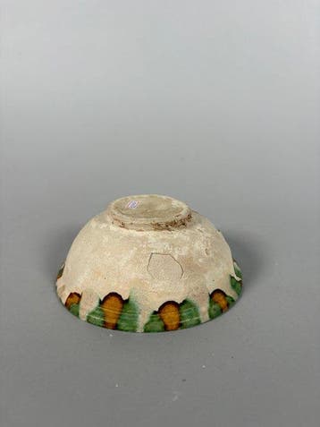 Oud Chinees - Tang-dynastie, Sancai geglazuurd Vaas - 13 cm