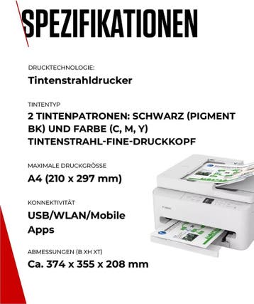 Canon PIXMA TS7550i WLAN-Multifunctionele Inkjetprinter,..., Ophalen of Verzenden, Nieuw