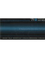 1971 PONTIAC GRANDVILLE | BONNEVILLE | CATALINA BROUGHAM |