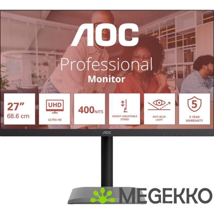 AOC Professional U27E4CV 27  4K IPS Monitor, Informatique & Logiciels, Ordinateurs & Logiciels Autre, Envoi