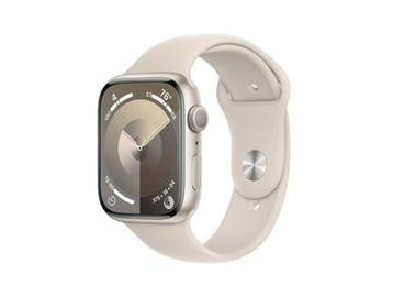 Apple Watch Series 9 - 45mm - Aluminium - Sterrenlicht - GPS, Bijoux, Sacs & Beauté, Verzenden