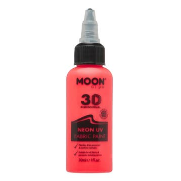 Moon Glow Neon UV Fabric Paint 30ml Intense Red 30ml, Hobby en Vrije tijd, Verzenden, Nieuw
