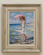 Lodewijk Busing - Girl on the beach