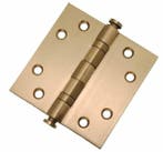 Kogellagerscharnier 8989 mm rechte hoek PVD mat goud, Bricolage & Construction, Ophalen of Verzenden