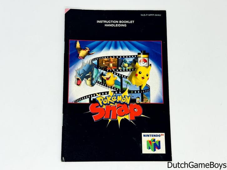 Nintendo 64 / N64 - Pokemon Snap - NHAU - Manual, Games en Spelcomputers, Games | Nintendo 64, Gebruikt, Verzenden