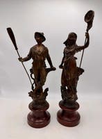 Sculpture, Allegorische beelden - de visserij - 45 cm -