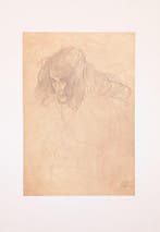 Gustav Klimt (1862-1918), after - Studie für den Kopf der