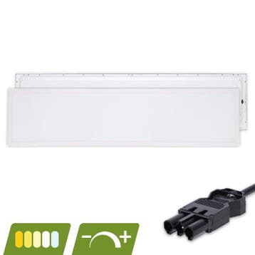 LED Paneel Europa 30W Dimbaar 120x30cm CCT 3-SWP Snoer, Verzenden