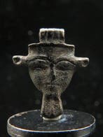 Oud-Egyptisch Zilver Amulet van de Moedergodin Hathor (1x) -