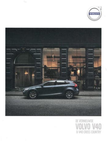 2016 VOLVO V40 (CROSS COUNTRY) BROCHURE NEDERLANDS, Ophalen of Verzenden