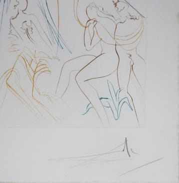 Salvador Dali (1904-1989) - Paradis Perdu : Larbre de vie