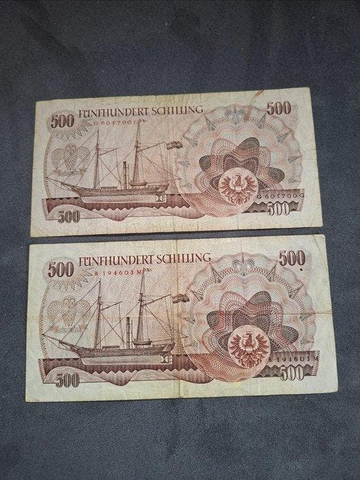 Oostenrijk. - 12 Banknotes - Various Dates (Zonder, Postzegels en Munten, Bankbiljetten | Europa | Niet-Eurobiljetten