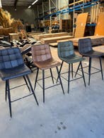 Lucille barstoel, vier kleuren (nieuw, outlet), Nieuw, Stof