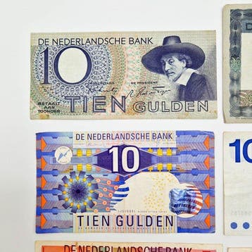 Pays-Bas. - 21 Banknotes - 1938/1989 - PL4, PL40, PL36,, Postzegels en Munten, Bankbiljetten | Europa | Niet-Eurobiljetten