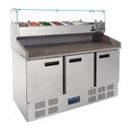 Polar G-serie gekoelde pizzawerkbank met prepareer-unit 368L, Zakelijke goederen, Verzenden, Nieuw in verpakking, Koelen en Vriezen