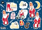 A5 Stickervel Sinterklaas (Stickervellen, Stickers), Ophalen of Verzenden, Nieuw, Sticker
