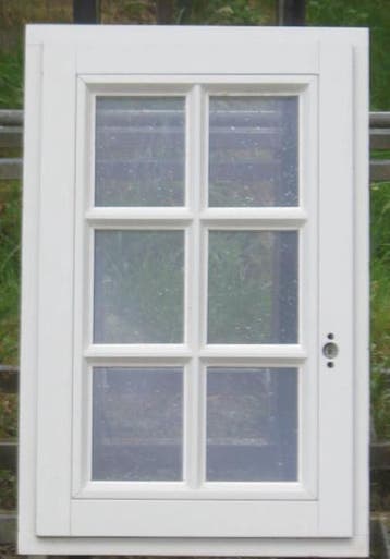 afrormosia houten raam , chassis , venster , kozijn 53 x 82, Ophalen of Verzenden, Raamkozijn