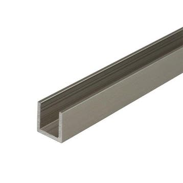 Aluminium U-profiel 15x15x15x2-RVS-3000 mm, Verzenden, Nieuw