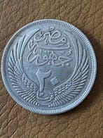Egypte. 20 Piastres 1966 Pharao, 14g(.720) (Zonder