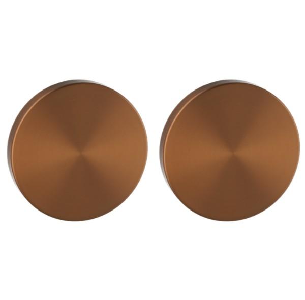 Set van twee blinde plaatjes ø52x6mm Permafix PVD brons, Doe-het-zelf en Bouw, Deuren en Vliegenramen, Nieuw