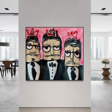 Timo Wedell - Crowned and Dapper - XL- Basquiat Style