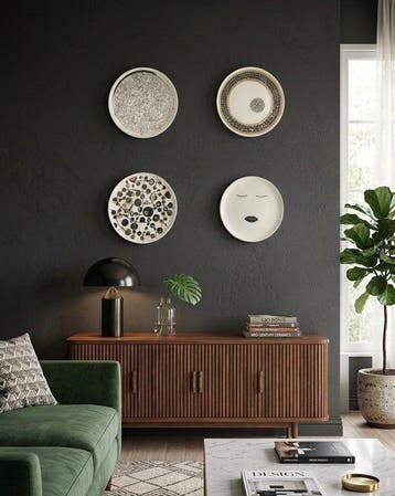 Kiasmo - Vincenzo DAlba - Plat (4) - Overlook - Céramique, Antiquités & Art