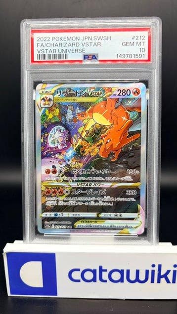 Pokémon - 1 Graded card - Charizard VSTAR 212/172 PSA 10 -, Nieuw