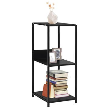 vidaXL Boekenkast 33,5x39,6x79,7 cm bewerkt hout zwart, Verzenden, Nieuw