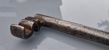 Riesiger antiker Prunkschlüssel - Clé Antique - 16 cm forgé