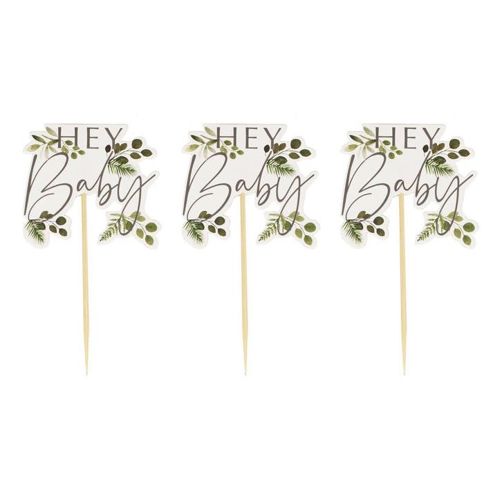 Cocktailprikkers Hey Baby 11,5cm 12st, Hobby & Loisirs créatifs, Articles de fête, Envoi