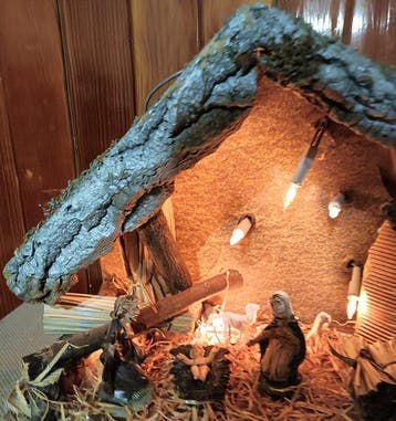 Kerststal - Hout, Nieuw
