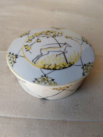 Hennequin - Boîte à bijoux - Porcelaine - boite bijoux Art, Antiquités & Art