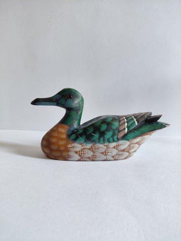 Lokeend - Période 1950-1970, peint main, sculpture 20 cm,