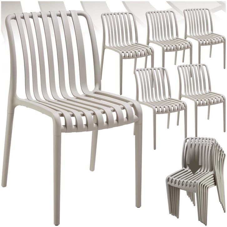 Tuinstoelen Alcudia, weerbestendig, stapelbaar, Tuin en Terras, Overige Tuin en Terras, Verzenden