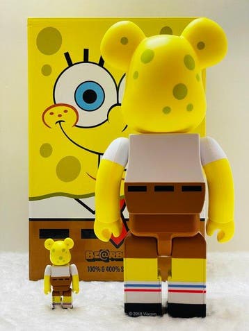 Medicom Toy - BE@RBRICK 400% & 100% SpongeBob SquarePants